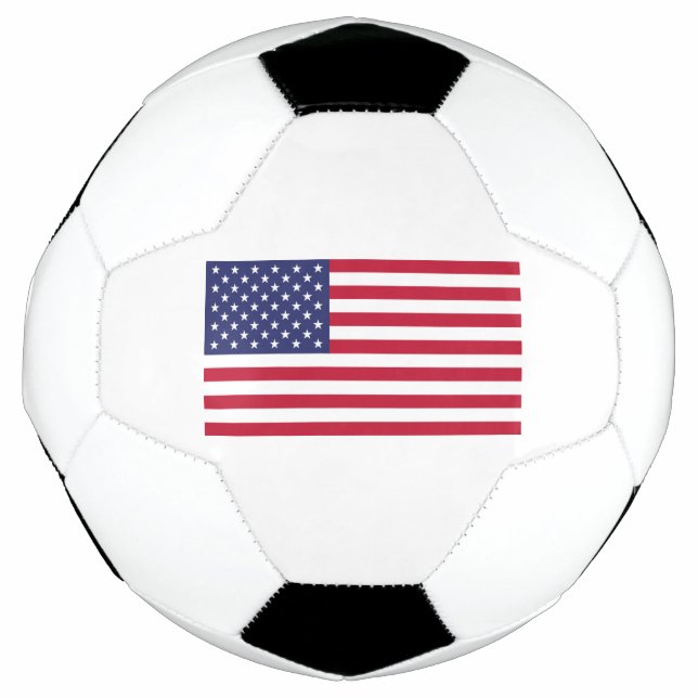 Ballon De Foot Drapeau des États-Unis d'Amérique (Devant)