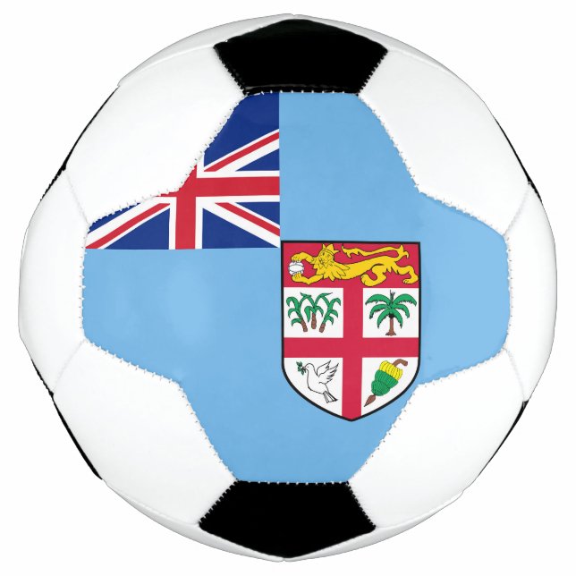 Ballon De Foot Drapeau des Fidji (Devant)