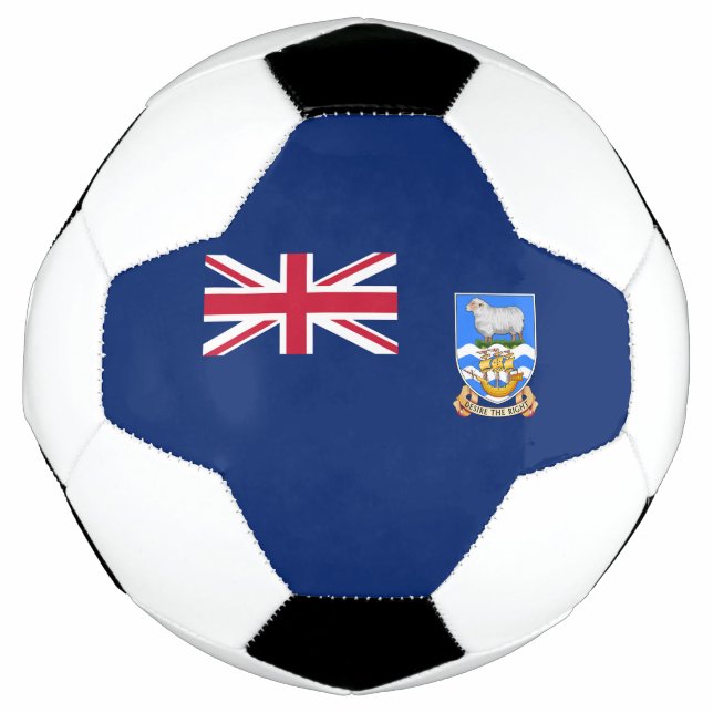 Ballon De Foot Drapeau des îles Falkland (Devant)