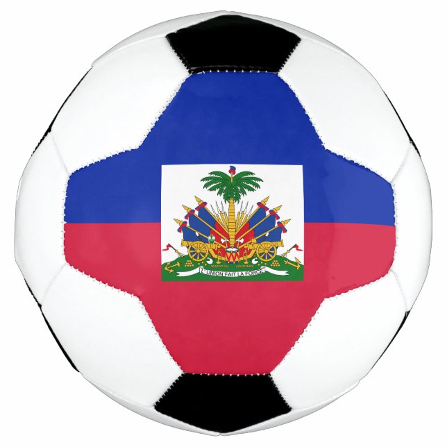 Ballon De Foot Drapeau d'Haïti (Devant)