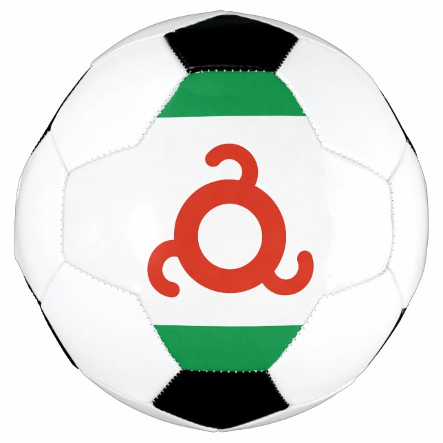 Ballon De Foot Drapeau d'Ingushetia (Devant)