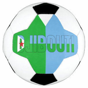 Ballon De Foot Drapeau Djibouti adorable patriotique