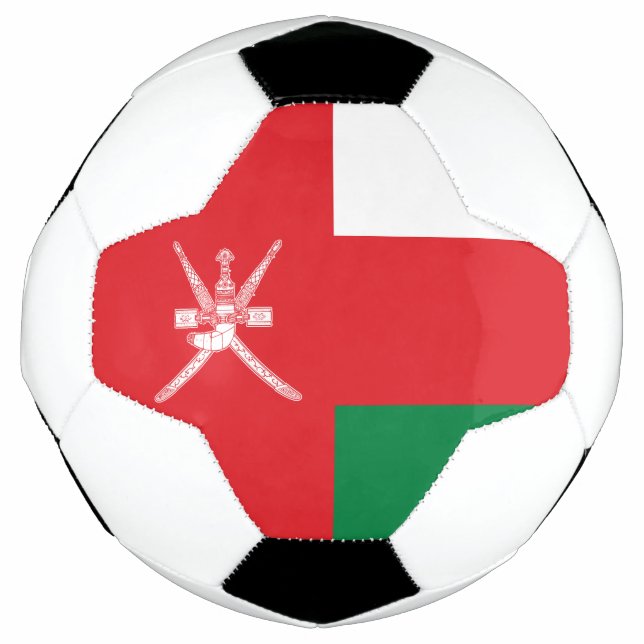 Ballon De Foot Drapeau d'Oman (Devant)