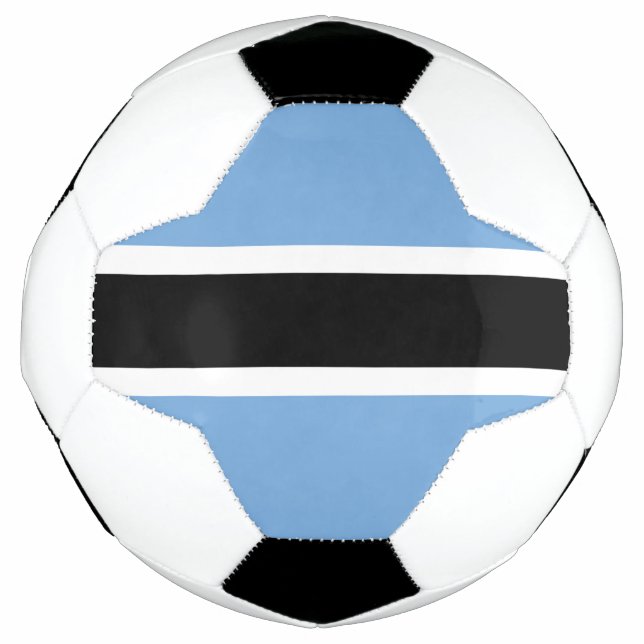 Ballon De Foot Drapeau du Botswana (Devant)