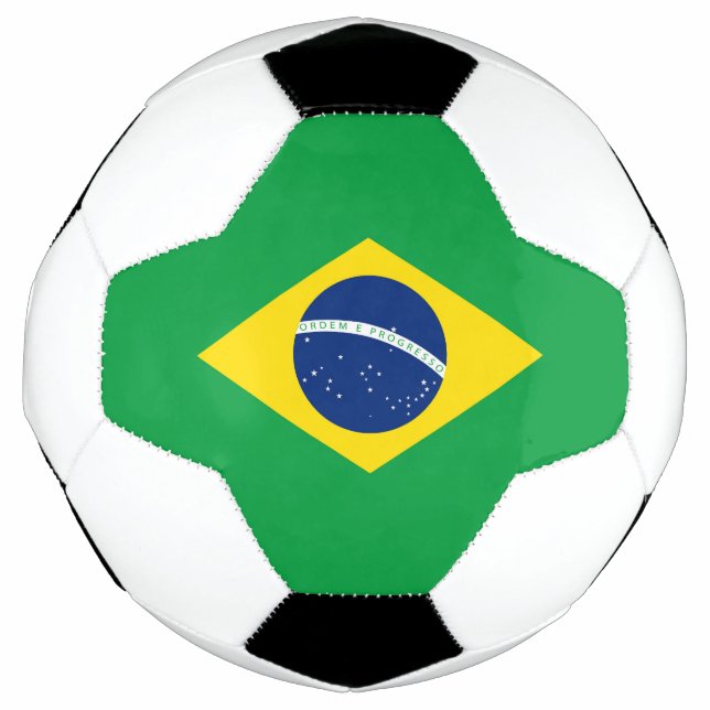 Ballon De Foot Drapeau du Brésil (Devant)