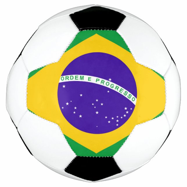 Ballon De Foot Drapeau du Brésil (Devant)