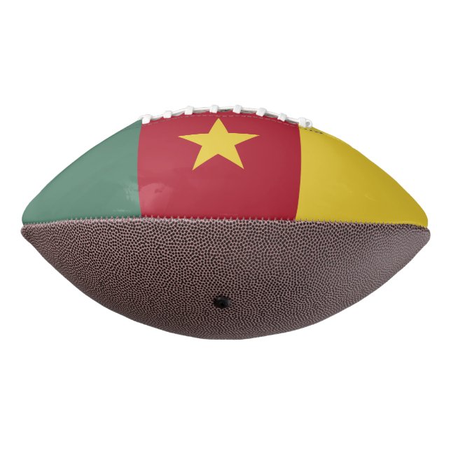 Ballon De Foot drapeau du Cameroun (Tourné à 270°)