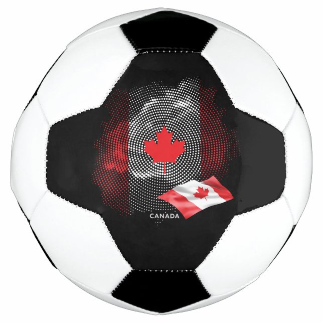 Ballon De Foot Drapeau du Canada (Devant)