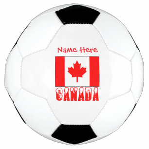 Ballon De Foot Drapeau du Canada Personnalisé
