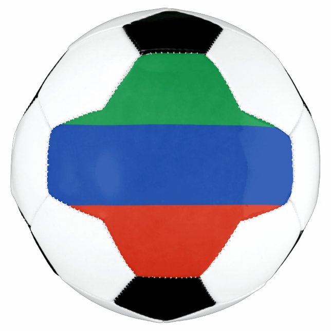 Ballon De Foot Drapeau du Daghestan (Devant)