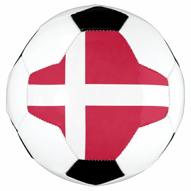 Ballon De Foot Drapeau du Danemark (Devant)