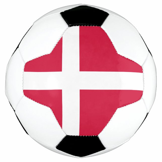 Ballon De Foot Drapeau du Danemark balle de football (Devant)