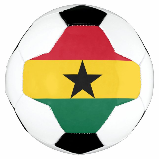 Ballon De Foot Drapeau du Ghana (Devant)