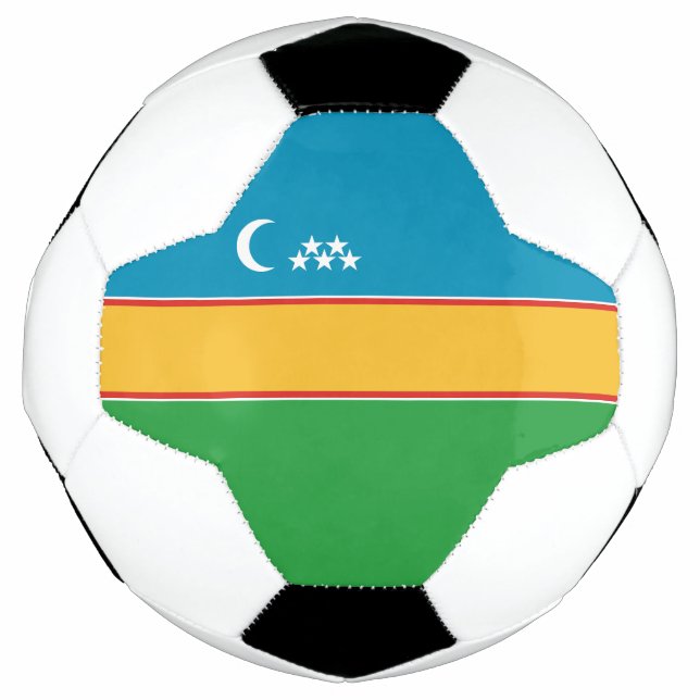Ballon De Foot Drapeau du Karakalpakstan (Devant)