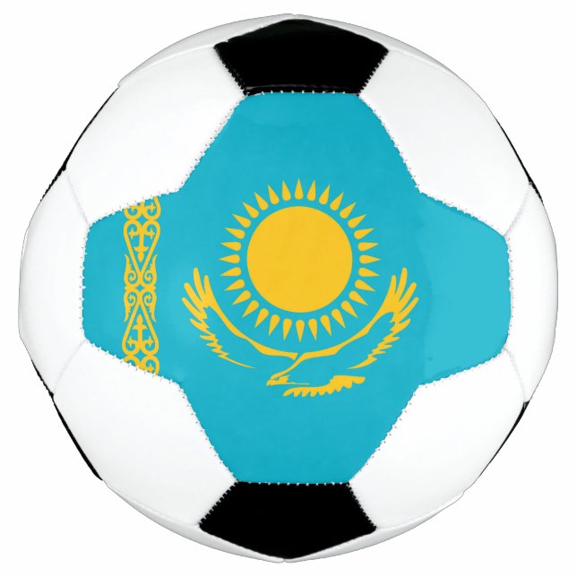 Ballon De Foot Drapeau du Kazakhstan (Devant)