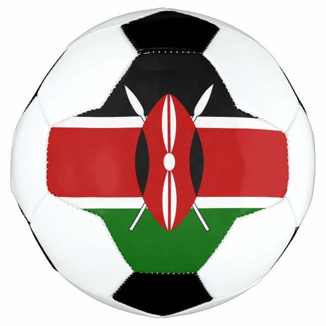 Ballon De Foot Drapeau du Kenya (Devant)