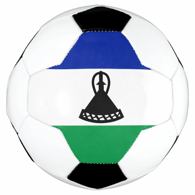 Ballon De Foot Drapeau du Lesotho (Devant)