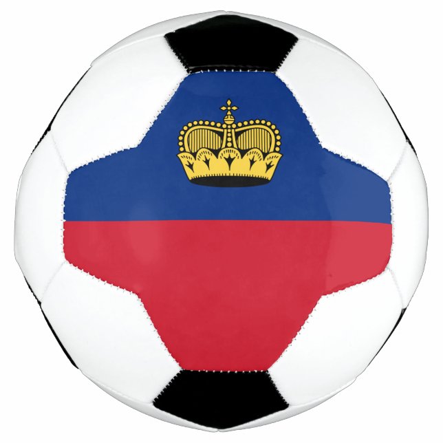 Ballon De Foot Drapeau du Liechtenstein (Devant)