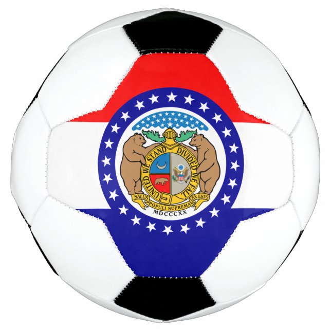 Ballon De Foot Drapeau du Missouri (Devant)