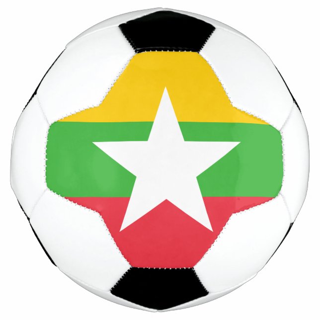 Ballon De Foot Drapeau du Myanmar (Devant)