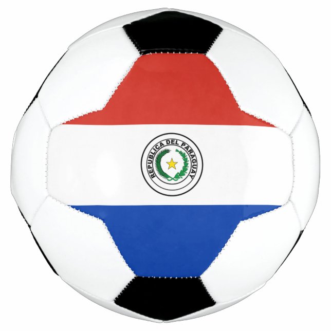 Ballon De Foot Drapeau du Paraguay (Devant)