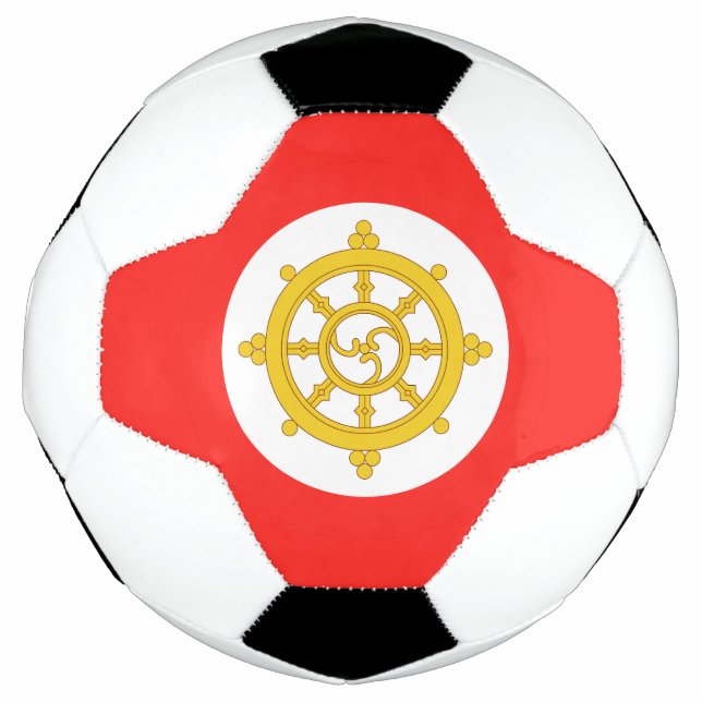 Ballon De Foot Drapeau du royaume de Sikkim (Devant)
