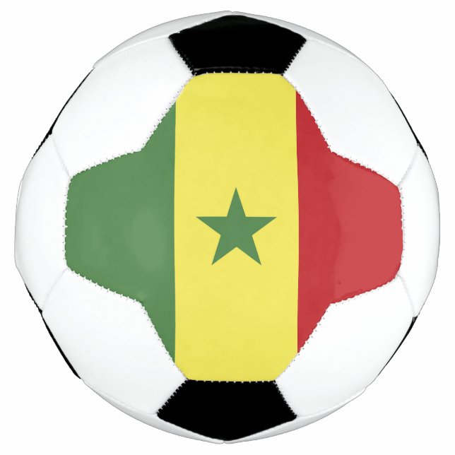 Ballon De Foot drapeau du Sénégal (Devant)