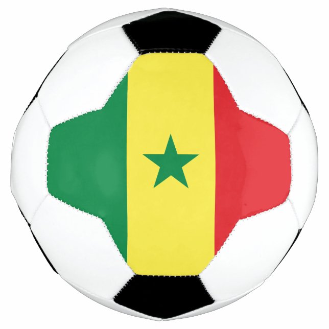 Ballon De Foot Drapeau du Sénégal (Devant)