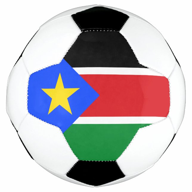 Ballon De Foot Drapeau du Soudan du Sud (Devant)