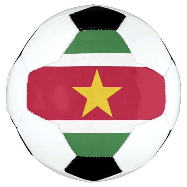 Ballon De Foot Drapeau du Suriname (Devant)