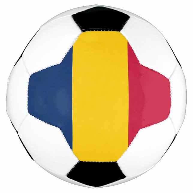 Ballon De Foot Drapeau du Tchad (Devant)