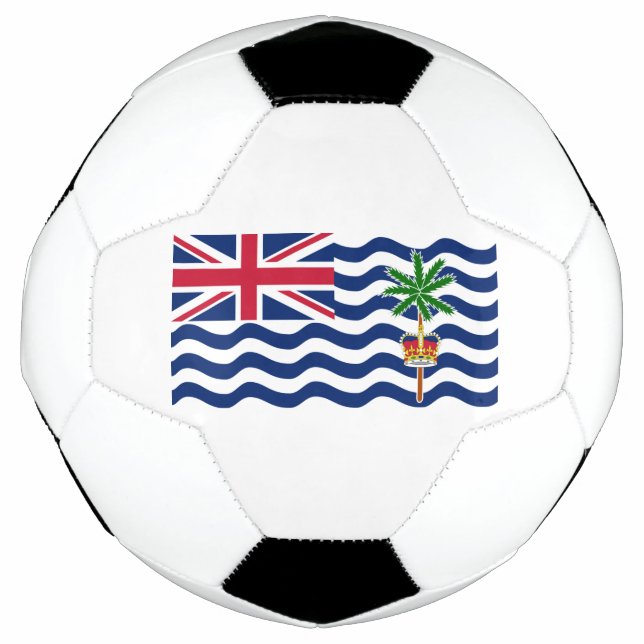 Ballon De Foot Drapeau du Territoire britannique de l'océan Indie (Devant)