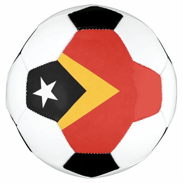 Ballon De Foot Drapeau du Timor oriental (Devant)