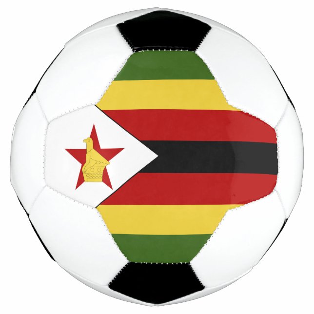 Ballon De Foot drapeau du Zimbabwe (Devant)