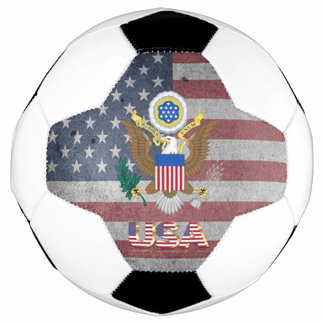 Ballon De Foot Drapeau d'Usa (Devant)