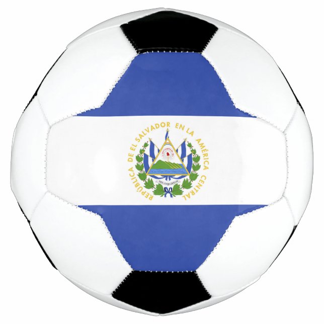 Ballon De Foot Drapeau El Salvador (Devant)
