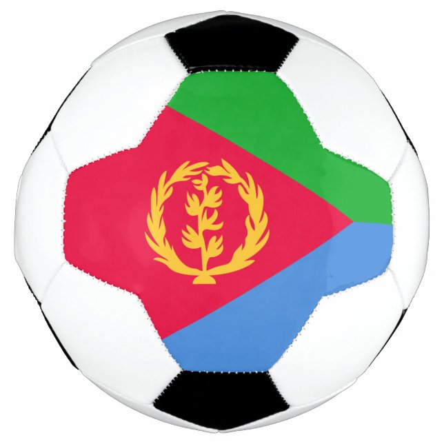 Ballon De Foot Drapeau Érythrée (Devant)