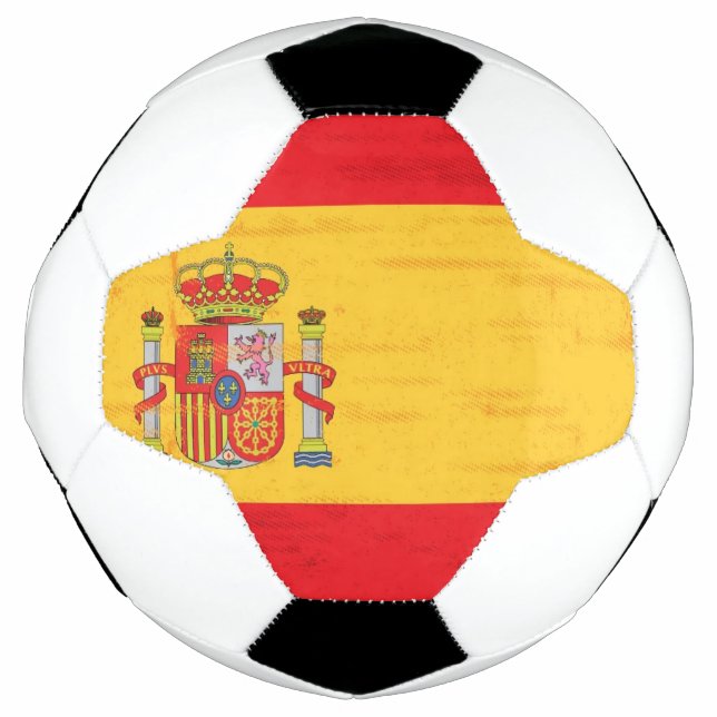 Ballon De Foot Drapeau espagnol (Devant)