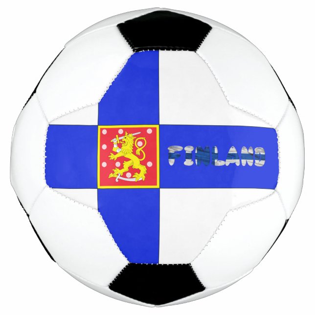 Ballon De Foot Drapeau finlandais (Devant)