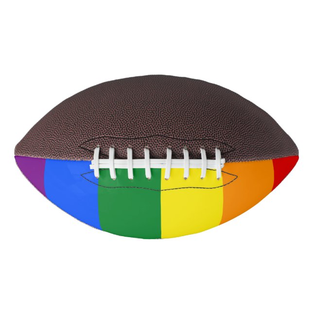 Ballon De Foot Drapeau Gay pride arc-en-ciel LGBT (Devant)