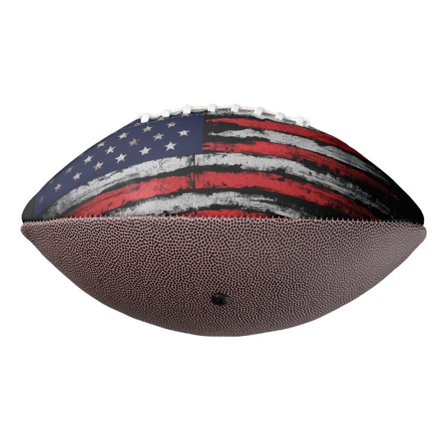 Ballon De Foot Drapeau Grunge U.S.A (Tourné à 270°)