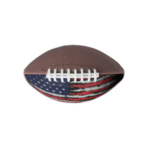 Ballon De Foot Drapeau Grunge U.S.A