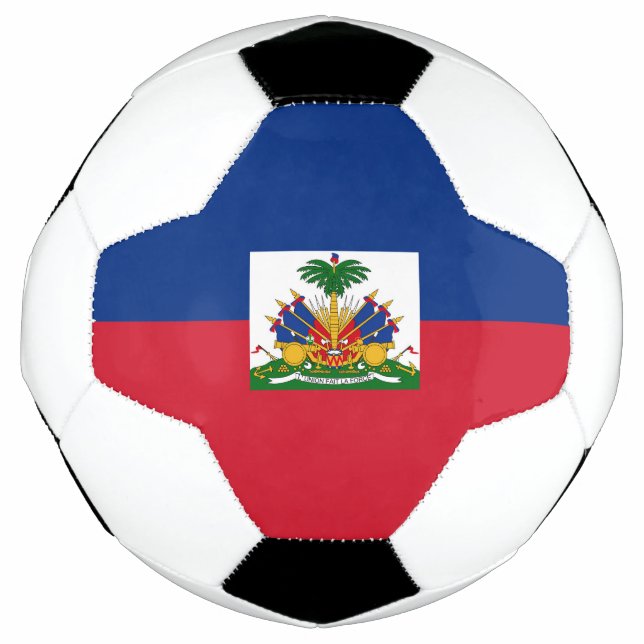 Ballon De Foot Drapeau Haïti (Devant)