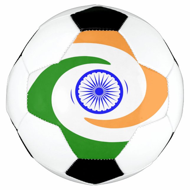 Ballon De Foot Drapeau indien (Devant)