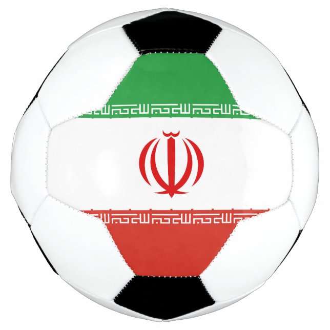 Ballon De Foot Drapeau iranien (Devant)