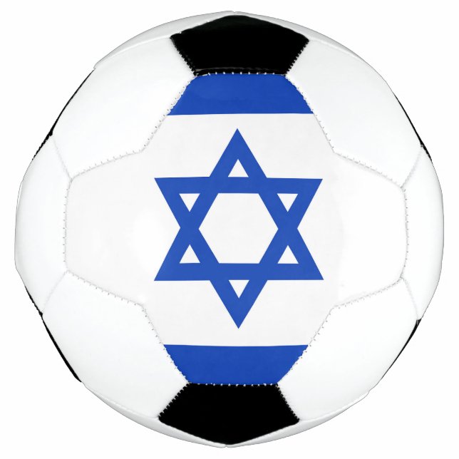 Ballon De Foot Drapeau Israël (Devant)