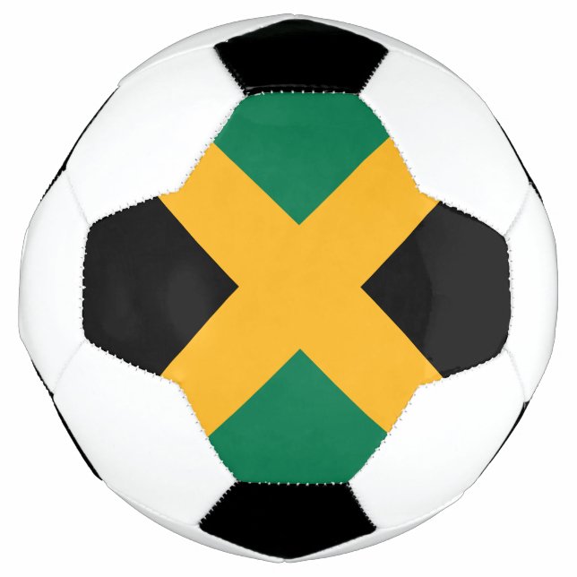 Ballon De Foot Drapeau Jamaïque (Devant)