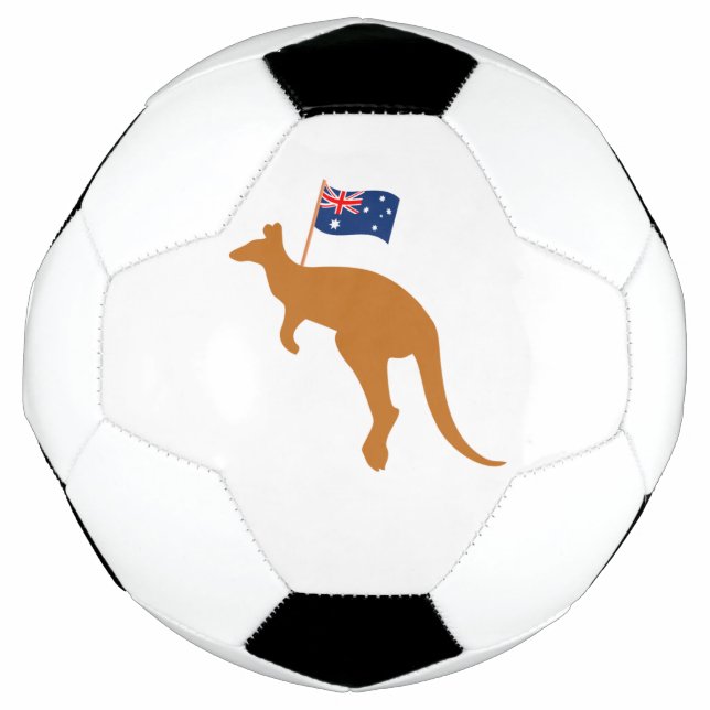 Ballon De Foot drapeau kangourou australien (Devant)