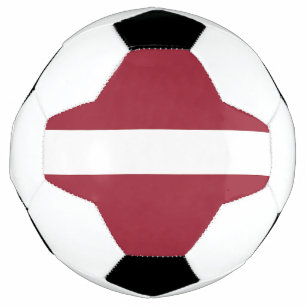Ballon De Foot Drapeau Lettonie
