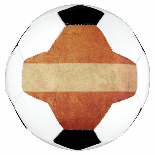 Ballon De Foot Drapeau Lettonie (Devant)
